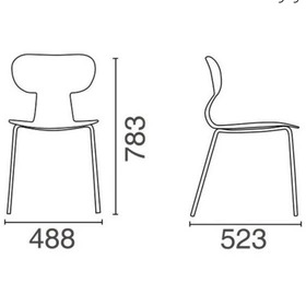 صندلی یوگو پایه فلزی مدل N415 نظری